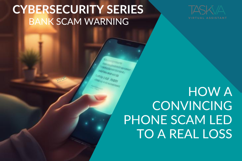 BANK SCAM WARNING LORIS STORY